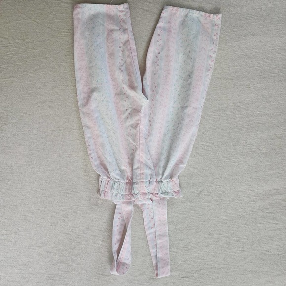 Vintage Wallpaper Floral Suspender Pants 12 months - Picture 8 of 10